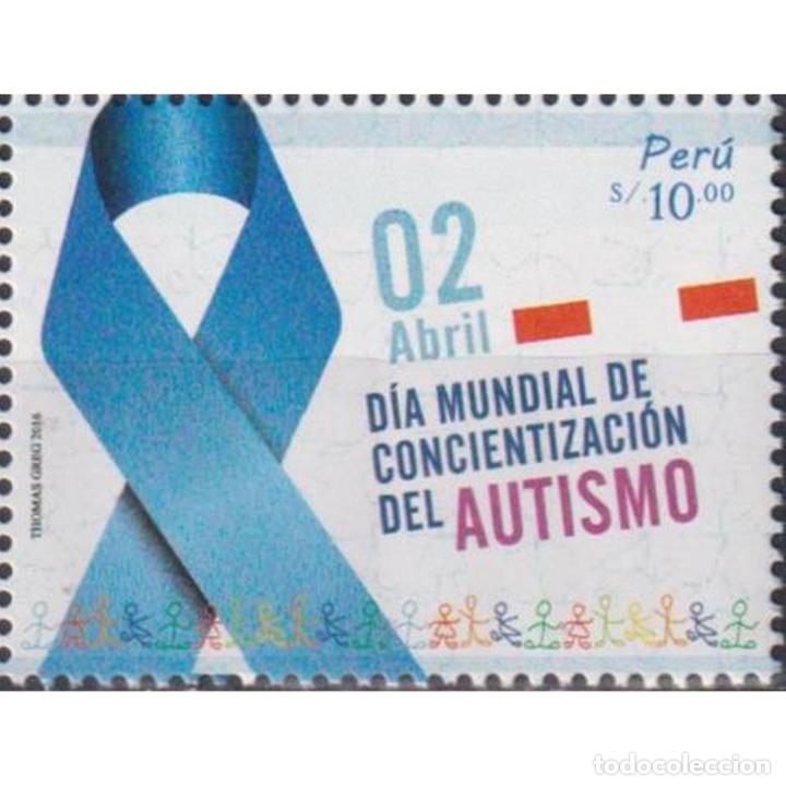 ⚡ DISCOUNT PERU 2016 WORLD AUTISM AWARENESS DAY MNH - THE MEDICINE (Sellos - Temáticas - Cruz Roja)