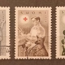 Sellos: SELLOS SOUMI ( FINLANDIA 1954 - CRUZ ROJA - K2. Lote 375591669