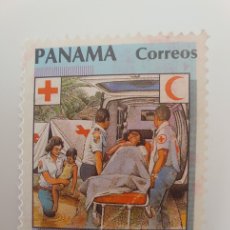 Sellos: PANAMA SELLO CRUZ ROJA AÑO 1988