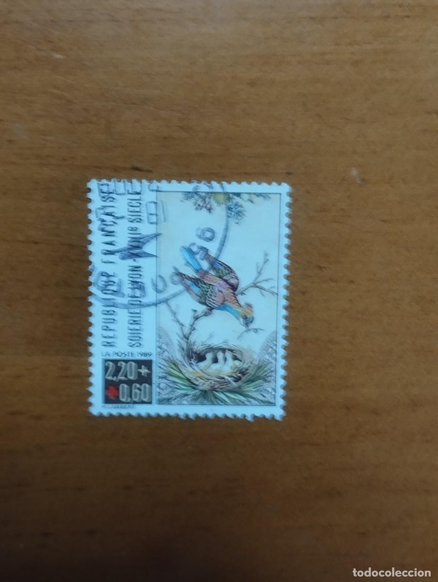 Sellos: 22.04/ Francia. 1989. Sello en usado. Cruz roja