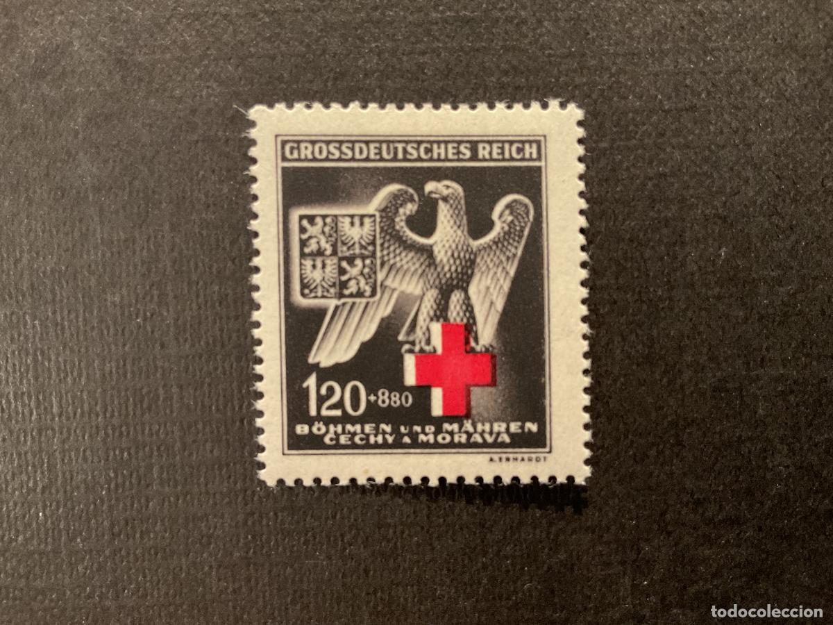 Sellos: BOHEMIA Y MORAVIA N&ordm; YVERT 111*** A&Ntilde;O 1943. CRUZ ROJA