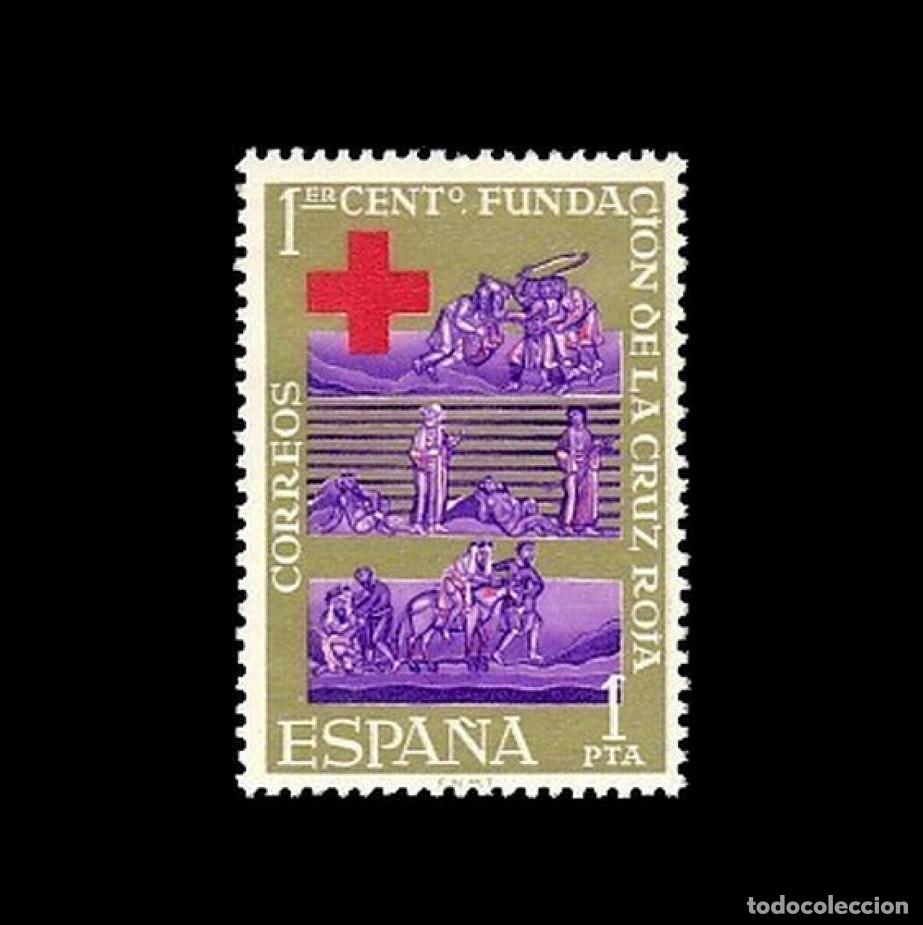 Sellos: Espa&ntilde;a 1963 | Cent. de la Cruz Roja | Ed 1534 - Yv 1203 - Mi 1427 - SG 1595 MNH **