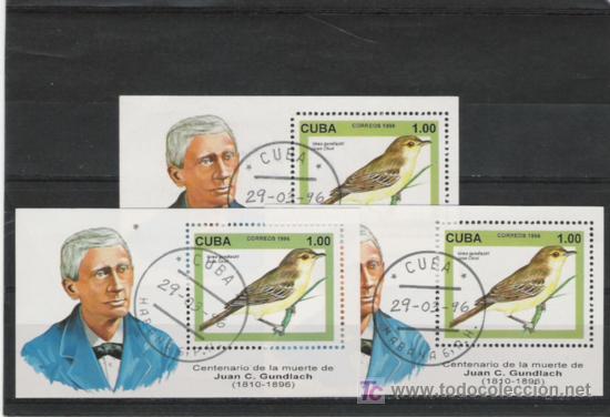 Sellos: CUBA HOJA BLOQUE TEMA FAUNA - Foto 1