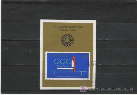 Sellos: CUBA HOJA BLOQUE TEMA DEPORTES - Foto 1