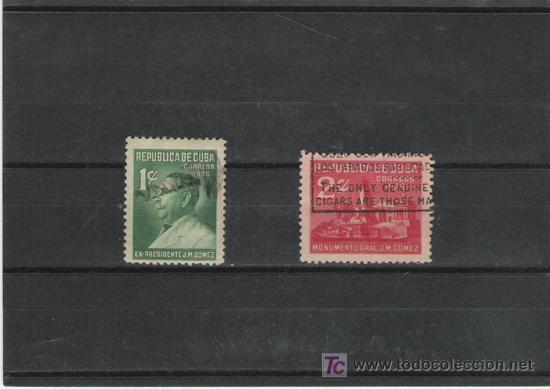 Sellos: CUBA  1937 SERIE COMPLETA  CIRCULADA - Foto 1