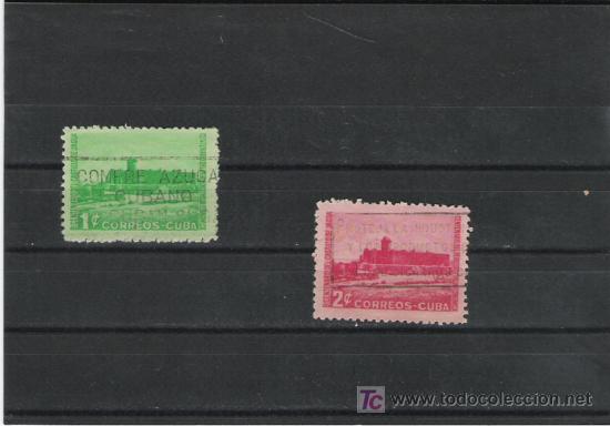 Sellos: CUBA  1949 SERIE COMPLETA  CIRCULADA - Foto 1