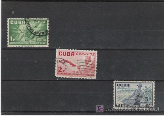 Sellos: CUBA  1952 SERIE COMPLETA  CIRCULADA - Foto 1