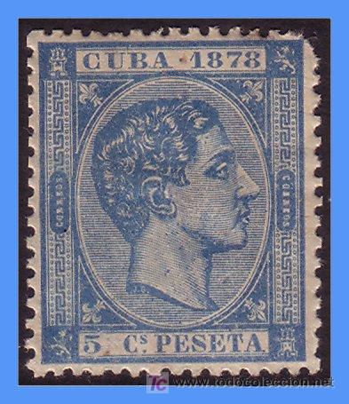 Sellos: 1878 Alfonso XII, serie corta * - Foto 1