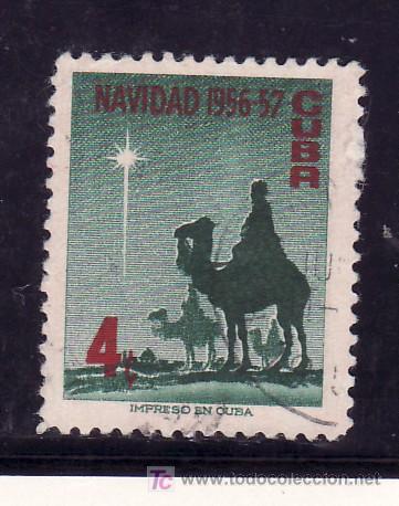 Sellos: cuba  446 usada, navidad - Foto 1