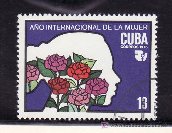 Sellos: cuba 1826 usada, a&ntilde;o internacional de la mujer - Foto 1