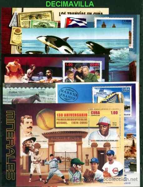 Sellos: CUBA, 2004, A&Ntilde;O NUEVO Y COMPLETO - Foto 1