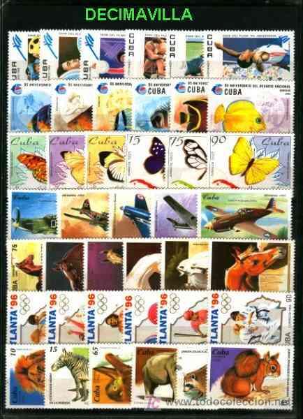Sellos: CUBA, 1995, A&Ntilde;O NUEVO Y COMPLETO - Foto 3