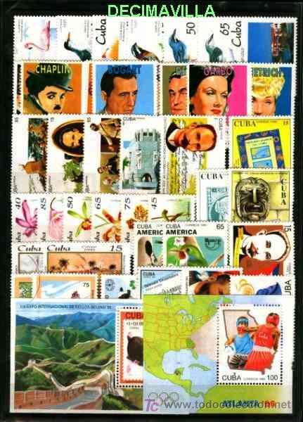 Sellos: CUBA, 1995, A&Ntilde;O NUEVO Y COMPLETO - Foto 2