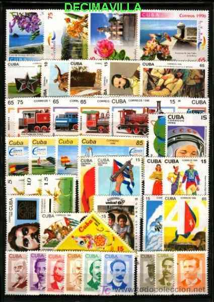 Sellos: CUBA, 1996, A&Ntilde;O NUEVO Y COMPLETO - Foto 2