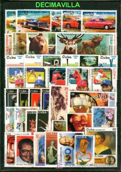 Sellos: CUBA, 2002, A&Ntilde;O NUEVO Y COMPLETO - Foto 5