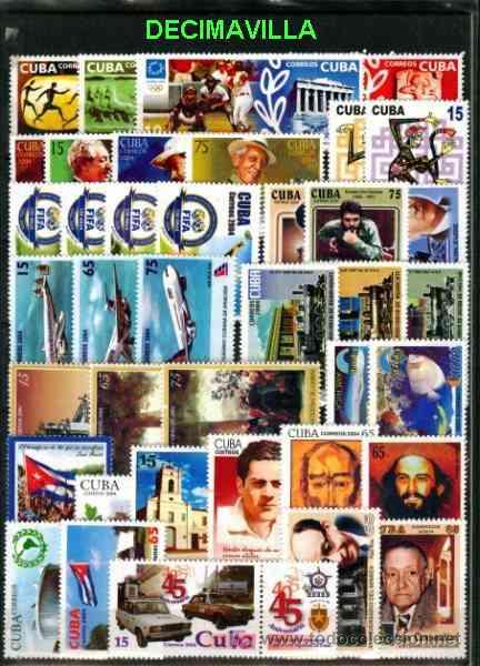 Sellos: CUBA, 2004, A&Ntilde;O NUEVO Y COMPLETO - Foto 2