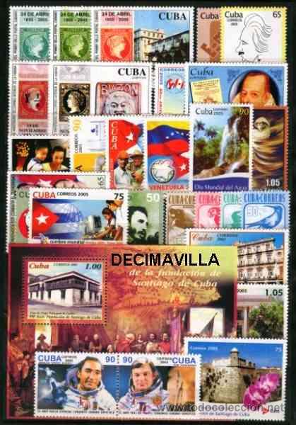Sellos: CUBA, 2005, A&Ntilde;O NUEVO Y COMPLETO - Foto 2