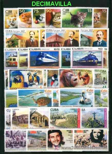 Sellos: CUBA, 2007, A&Ntilde;O NUEVO Y COMPLETO - Foto 4