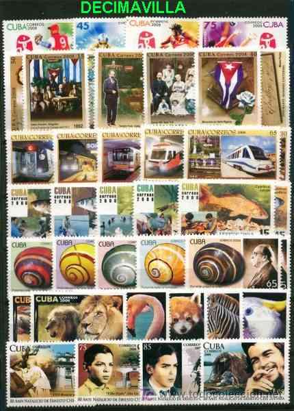Sellos: CUBA, 2008, A&Ntilde;O NUEVO Y COMPLETO - Foto 4