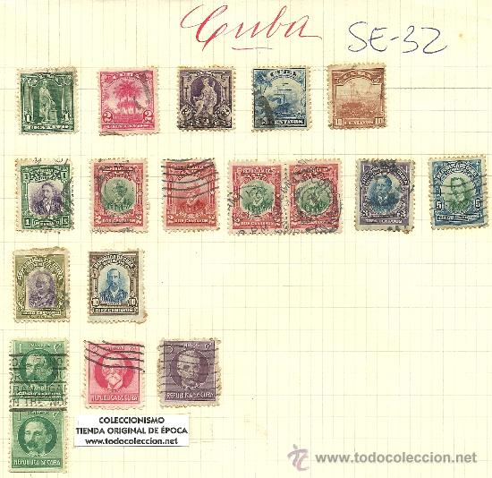 Sellos: (SE-32)LOTE DE SELLOS DE CUBA - Foto 1