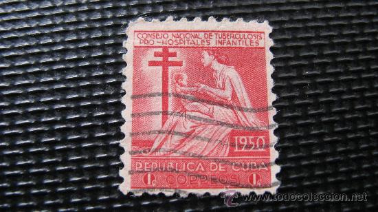 Sellos: 1950 cuba, beneficencia, yvert 10 - Foto 1