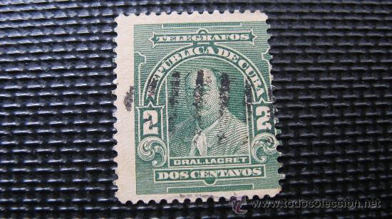 Sellos: 1910 cuba, telegrafos, yvert 83 - Foto 1