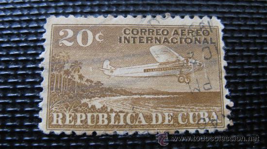Sellos: 1931 cuba aereo, yvert 7 - Foto 1