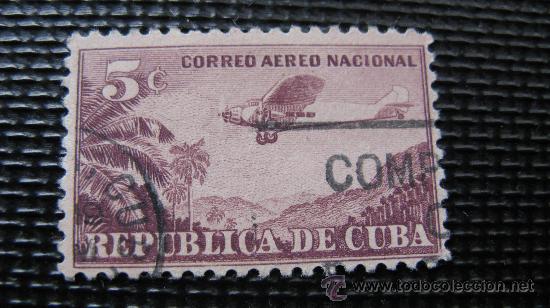 Sellos: 1931 cuba aereo, yvert 12 - Foto 1