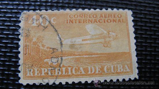 Sellos: 1931 cuba aereo, yvert 9 - Foto 1