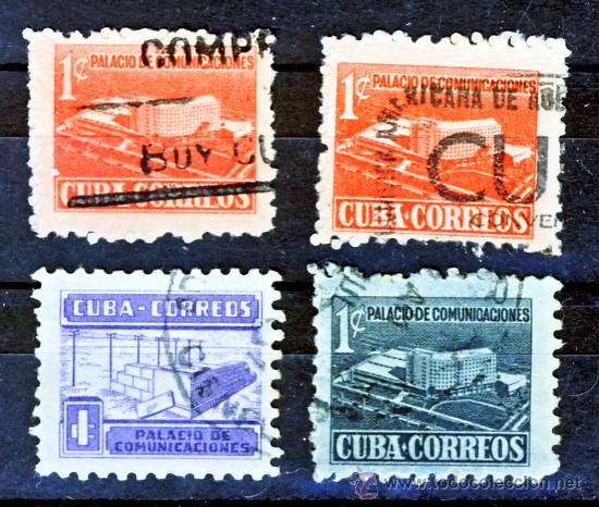 Sellos: CUBA.- PALACIO DE COMUNICACIONES. - Foto 1