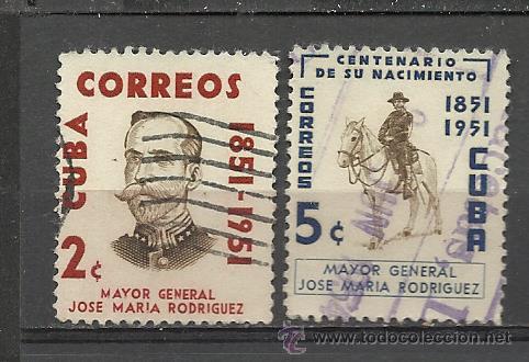 Sellos: CUBA 1954 SERIE COMPLETA CIRCULADA - Foto 1