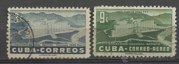 Sellos: CUBA 1954 SERIE COMPLETA CIRCULADA - Foto 1
