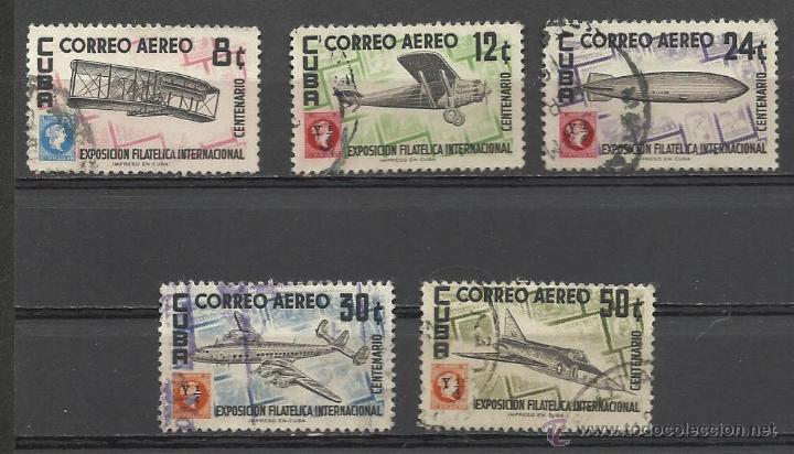 Sellos: CUBA 1955 SERIE COMPLETA CIRCULADA - Foto 1