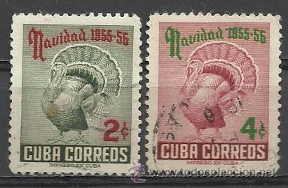 Sellos: CUBA 1955 SERIE COMPLETA CIRCULADA - Foto 1