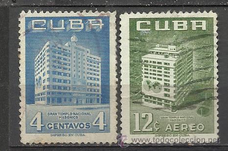 Sellos: CUBA 1956 SERIE COMPLETA CIRCULADA - Foto 1