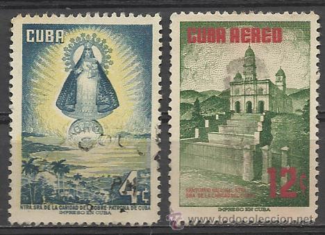Sellos: CUBA 1956 SERIE COMPLETA CIRCULADA - Foto 1