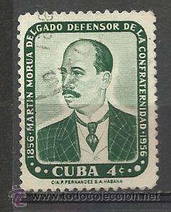 Sellos: CUBA 1957 SERIE COMPLETA CIRCULADA - Foto 1
