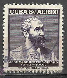 Sellos: CUBA 1957 SERIE COMPLETA CIRCULADA - Foto 1