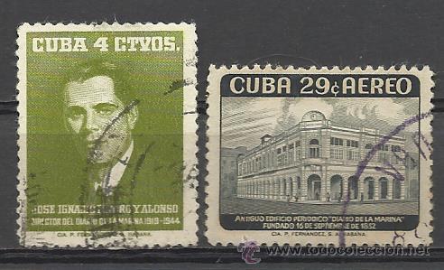 Sellos: CUBA 1958 SERIE COMPLETA CIRCULADA - Foto 1