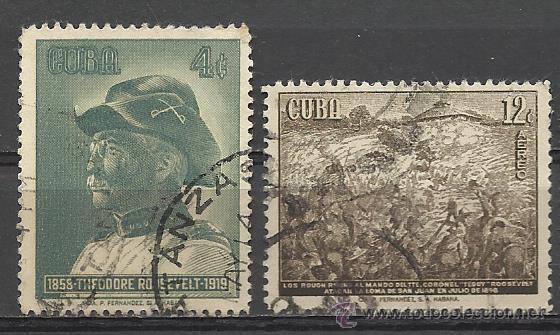 Sellos: CUBA 1958 SERIE COMPLETA CIRCULADA - Foto 1