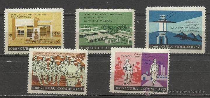 Sellos: CUBA SERIE COMPLETA NUEVA PERFECTA 1966 - Foto 1