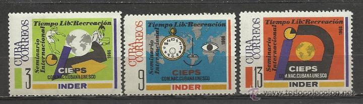Sellos: CUBA SERIE COMPLETA NUEVA PERFECTA 1966 - Foto 1