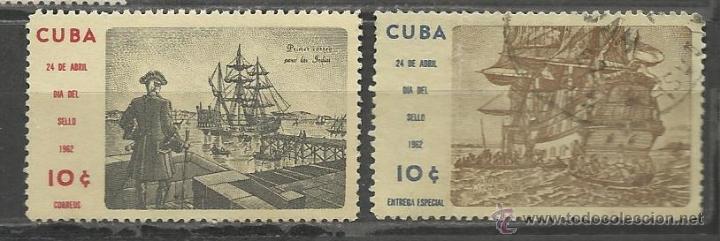 Sellos: CUBA SERIE COMPLETA MATASELLADA DE 1962 - Foto 1