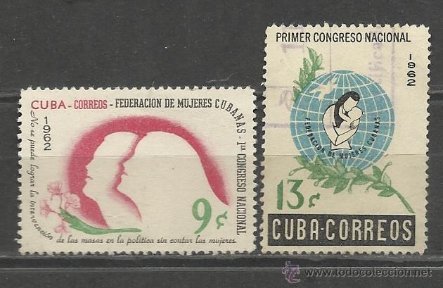 Sellos: CUBA SERIE COMPLETA MATASELLADA DE 1962 - Foto 1