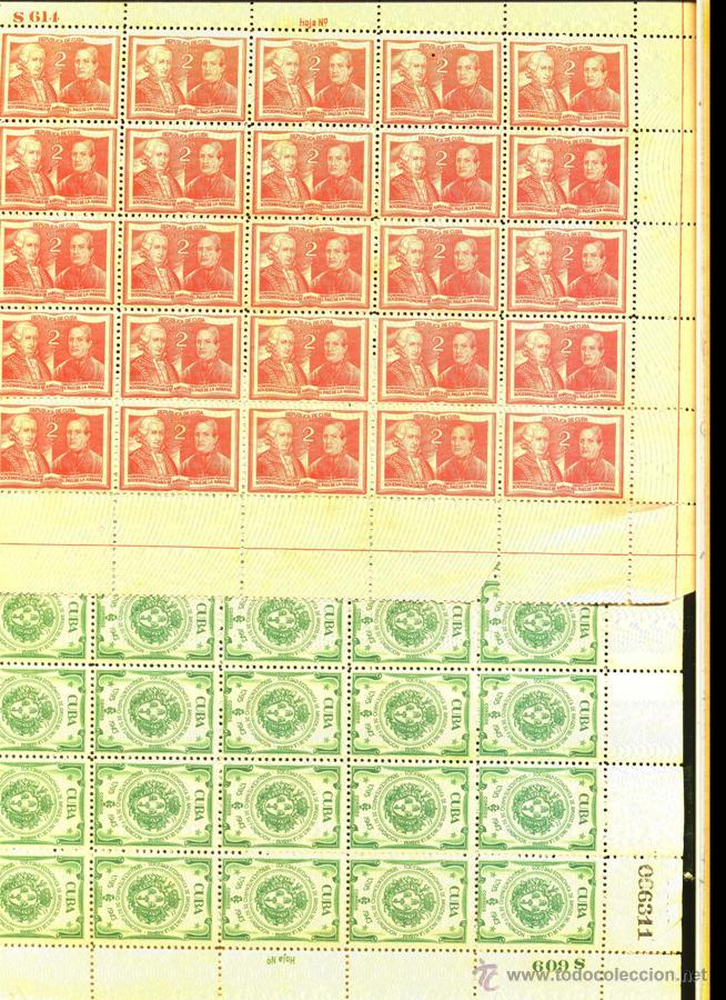 Sellos: EDIFIL 376/77 ** HOJA DE 25 SELLOS - Foto 1