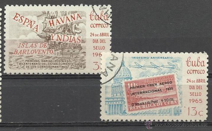 Sellos: CUBA SERIE COMPLETA MATASELLADA DE 1965 - Foto 1