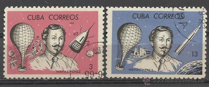 Sellos: CUBA SERIE COMPLETA MATASELLADA DE 1965 - Foto 1