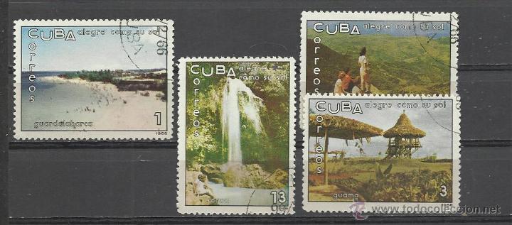 Sellos: CUBA SERIE COMPLETA MATASELLADA DE 1966 - Foto 1