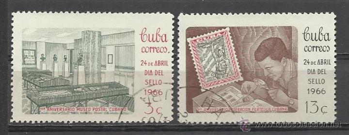 Sellos: CUBA SERIE COMPLETA MATASELLADA DE 1966 - Foto 1