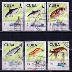 Sellos: CUBA 1973 (W279) SERIE. INDUSTRIAS PESQUERAS. *,MH. Lote 50780822